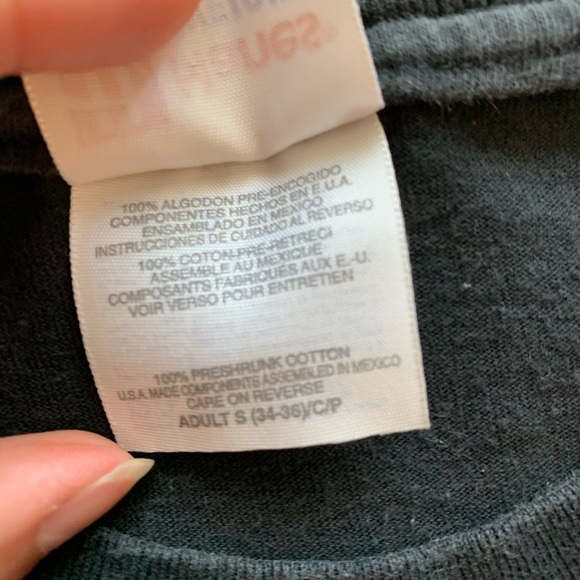 Vintage Black Graphic T-shirt Destroy Size S - Picture 4 of 7